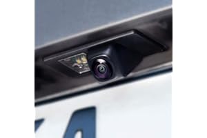 DYNAVIN DYNAVISION caméra OEM | caméra de recul avec lumière Blanche pour VW Golf Passat Polo Touareg, Skoda Octavia Fabia, Cayenne Panamera Boxster, Seat Depuis 2005 ; CAMPL-V000-W Lite