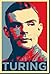 Produktbild Alan Turing Kunstdruck (Obama Hope Parodie) Hochglanz Foto Poster - Größe: 12 x 8 Inches (30x20cm)