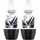 Rexona &Uuml;st&uuml;n Koruma Kadın Roll On Deodorant Invisible 72 Saat Kesintisiz Koruma 50 ml (2 paketi)