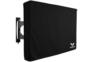 Mehomei Housse de Protection d'extérieur pour TV Résistante aux Intempéries, 50 "- 52", Noir