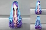 Ladieshair Cosplay Perücke blau 80cm lolita