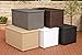 Produktbild CLP Polyrattan Auflagen-Box, Rattan-Box für Kissen & Auflagen, bis zu 5 Farben + 3 Größe wählbar M = 235 Liter, schwarz