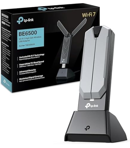 NETGEAR Nighthawk A8500 Adattatore WiFi 7 USB 3.0 – Tri-Band BE5000 Fino A 5 Gbps, 6 GHz, Per PC Windows 11