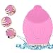 Facial Cleansing Brush, KINGDOMCARES Electric Deep Exfoliator Microdermabrasion Silicone Face and Body Massager Waterproof Rechargeable Makeup Remover Anti-Aging Facial Polish and Scrub Pink