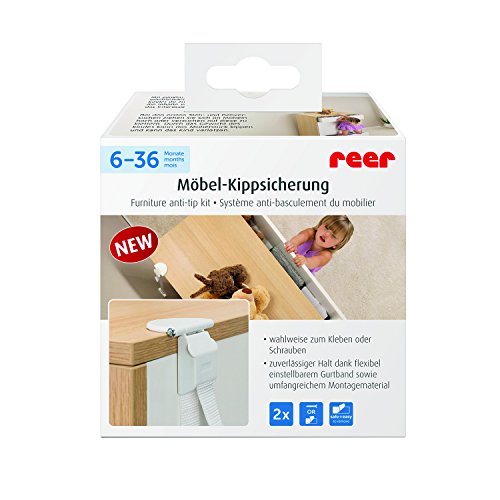 reer 73020 Möbel-Kippsicherung, weiß reer 73020 Möbel-Kippsicherung, weiß