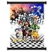 Produktbild Wall Scroll Poster, Design "Kingdom Hearts", Stoff, 40,6 x 53,3 cm