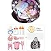 2Pcs/1Set Star Design Large Space Nappy Diaper Bag - Plus Matching By Baby Changing Pad - Multi Pockets&Stroller Straps - Whaterpoof Design Adjustable Strapcrossbody Bag Shoulder Bag Tote Bag Handbag