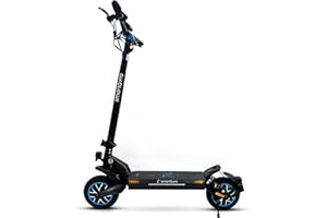 smartGyro Crossover Dual MAX LR - Patinete Eléctrico con 2 Motores de 48V (1000W), Batería 18000Ah, Autonomía 70Km, Ruedas Tubeless Dual Grip, Triple Suspension, Triple Frenada, App, Certificado DGT