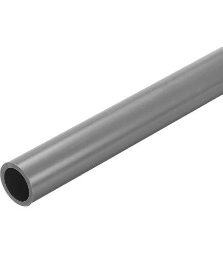 Tubo Rigido PVC QUARKZMAN 51,8mm X 60mm X 20cm – Grigio Scuro Per Acqua E Guaina Cavi