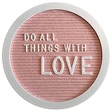 Größe & Lieferumfang ✔ Enthalten: 1x Buchstabenbrett 28cm, 1x Canvas-Beutel (Drawstring-Bag) 12 x 15 cm, Zubehör mit Letterset in 2 cm & 5 cm Größe mit insgesamt 433 Teilen. Darunter auch Sonderzeichen wie Herzen, Sterne und weitere. Detaillierter Inhalt siehe Beschreibung. Auch in Grau & Blau erhältlich.