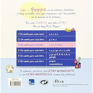 Un cuento para cada letra: t, d, n, f, r/rr, h (Leo con Peppa Pig 3)