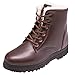 Produktbild Damen Stiefeletten Winter Gefüttert Combat Boots Worker Stiefel Schuhe DOLDOA
