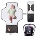 Portable Changing Mat - IntiPal Baby Nappy Changing Pad - Diaper Changing Mats - Waterproof Zipper Stroller Diapers Storage Kit Station Clutch Purse for Travel Supermarket Park & Home