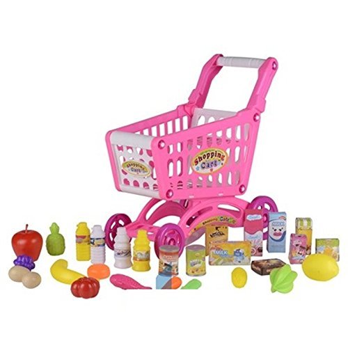 Preisvergleich Produktbild Supermarkt Einkaufswagen mit inhalt eddy toys