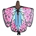 Produktbild Fenverk GroßE SchmetterlingsflüGel Damen Schmetterling KostüM Erwachsene FlüGel Poncho ZubehöR FüR Show Daily Party Fasching Weicher Gewebe Schal Nymphen Pixie Cosplay Zusatz(Z,168 * 135CM)