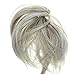 New Style Hair Extension Scrunchie Up Do Down Do Spiky Twister (Silver Grey Mix)