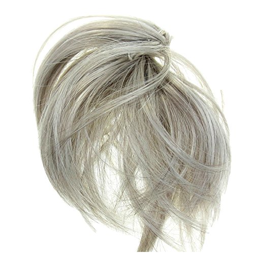 New Style Hair Extension Scrunchie Up Do Down Do Spiky Twister (Silver Grey Mix)