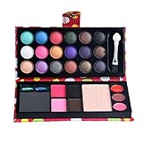 Xinantime 26 Colors Eye Shadow Makeup Palette + Lip Gloss Powder Set