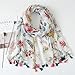 Produktbild Frau Baumwolle Schal Frühling Sommer Winter große Sonnencreme Schal mit Quasten Cosy Soft Wraps Femme
