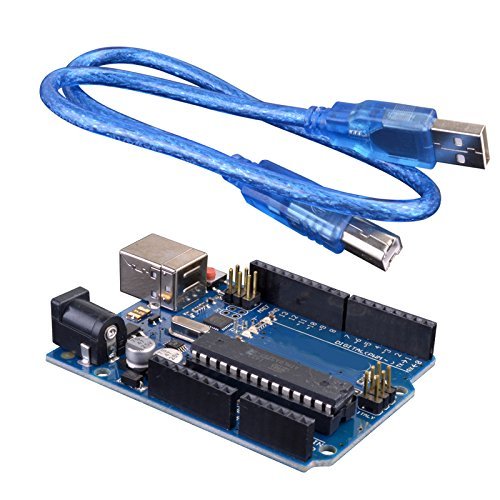 Arduin Kit - UNO R3 Atmega328p Development Board & USB Cable Compatible with Arduino UNO R3 Mega 2560 Nano Robot / New UNO R3 Rev3 Development Board Atmega328p Atmega16u2 AVR USB for Arduino