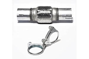 GOINGFAST 170090101 – Tubo Flex Universal flexstueck Pantalones Tubo 45 x 100 mm/210 mm + 2 x Abrazadera