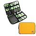 Produktbild BUBM Kopfhörer Universal Kabel Organizer Elektronik Zubehör Case USB Drive Shuttle/Healthcare & Pflege-Kit Dis Yellow-Medium