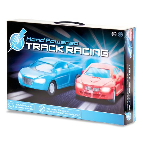 Hand Powered Track Racing Set
