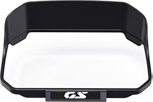 ZESIDIMO Pour R1300GS 2023 R1300GS ADV F800GS F900GS Adventure F800 F900 R1300 GS 2024 2025 Accessoires pour moto, visière pare-soleil protection écran TFT (Noir)