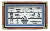 Artikel-Nr.: 5595 Knotentafel hinter Glas - perfekt für die maritime Dekoration