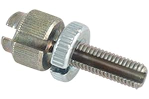 ADAPTABLE SELECTION P2R (Motorisé) vis Creuse tendeur de Cable Cyclo m7 l25mm diam int pour Gaine 7mm Fendue en Acier zingue (Vendu a l'unite)