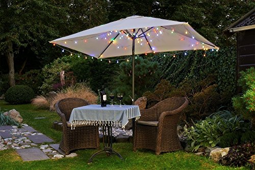 LED PARTYLICHTERKETTE 10m BUNTE LEDs 50er LICHTERKETTE - 2