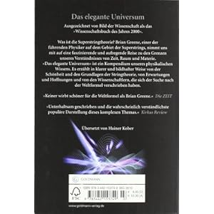 Das elegante Universum: Superstrings, verborgene Dimensionen und die Suche nach der W