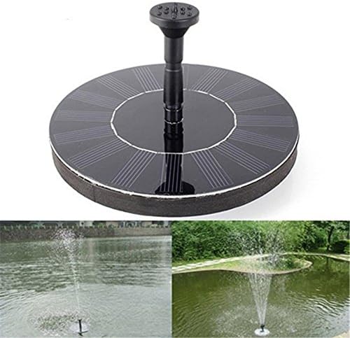 NNIUK 1.4 Watt Solar Powered Water Pump Mini Garden Suspended Fountain Outdoor Floating Fountain for Pond, Rockery, Landscape.