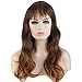 S-noilite® Lady Long Curly Full Head Wigs Cosplay Party Daily Fancy Dress Brown To Coffee