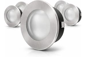 HAVA 5-pack, infälld spotlight i fullmetall G4 12 V, glasskydd