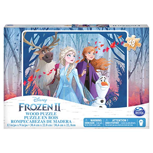 Cardinal Games Frozen II, Puzzle in Legno da 48 Pezzi, dai 4 Anni in su, Multicolore, 6053102