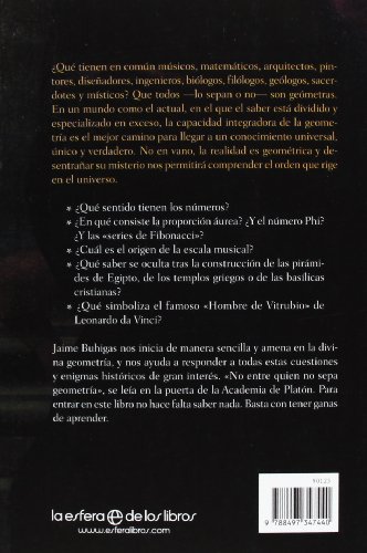 Book's Cover of La divina geometria