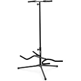 Tiger Music GST100-BK Double Guitar Stand - Black