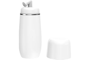 BbfStyle - Marque Française - Bidet Portable pour l'hygiène intime - Bidet de voyage - Avec Buse rétractable et Sac de rangement - 400 ml - Blanc - Taharat