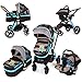 i-Safe System - i DiD iT Trio Travel System Pram & Luxury Stroller 3 in 1 Complete With Car Seat