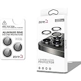 Senon Apple iPhone 17 Pro Max İ&ccedil;in Zore CL-12 Premium Safir Parmak İzi Bırakmayan Anti-Reflective Kamera Lens Koruyucu (Titan