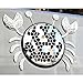Produktbild HUAYANG Stilvolle Krabbe Design DIY Aufkleber 3D Silver Aufkleber für Auto Emblem Logo