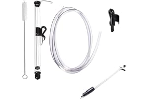 UBREW USA Fermtech Mini 35,6 cm langes Deluxe-Siphoning-Set, Mini-Auto – Siphon 38,1 cm, Pro Weinflaschenfüller und Klemme, Bürste und Schlauch