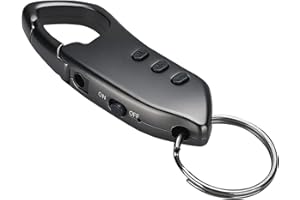 Lychee Portable Automatic Voice Recorder USB Professional Audio Recorder with MP3 Player, Rechargeable, Stereo HD Recording Conference Lecture Recorder - Silver Grey (16GB)