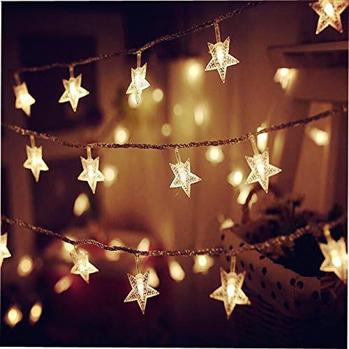Stars String Lights LMYTech Fairy Lights / Fairy String Lights / Battery Powered / 3M 20 LED / 2 Modes Stable&amp;Blinking / Bedroom / Christmas Tree / Valentine's Day / Wedding / Creating a Warm and Romantic Atmosphere - Warm White