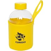 Biggdesign Moods Up Curious Neopren Kılıflı Cam Matara 600 Ml