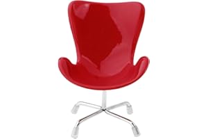 Mini Dollhouse Chair, Widesmart Mini Decorative Chair Miniature Chair Miniature Furniture Dollhouse Chair 1:6 Simulation Miniature Living Room Furniture Model Toy for Dollhouse Decoration Dollhouse