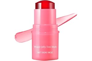 VCTKLN Milk Makeup Cooling Water Jelly Tint | Lip + Cheek | Sheer Lip & Cheek Stain | Long Lasting Jelly Texture Moisturising | High Shine Non-Stick Gloss Lip Makeup (Red)