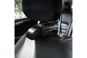 Mokeum Car Fan,12V Electric Vehicle Fan, Electric Car Fans for Rear Seat and Car Dashboard, 360° Adjustable, 3 Second Fast Cooling Car Seat Fan for Car Truck SUV (Black 1)