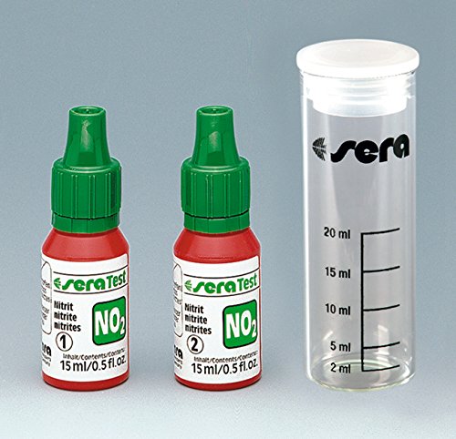 sera 04410 NO2-Test 15 ml – Nitrit Test für ca. 75 Messungen, misst zuverlässig und genau den Nitritgehalt, für Süß- & Meerwasser, im Aquarium oder Teich - 2
